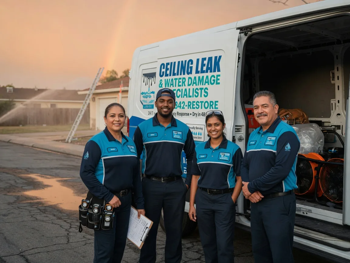 Ceiling Leak Cleanup company in Breedsville, MI