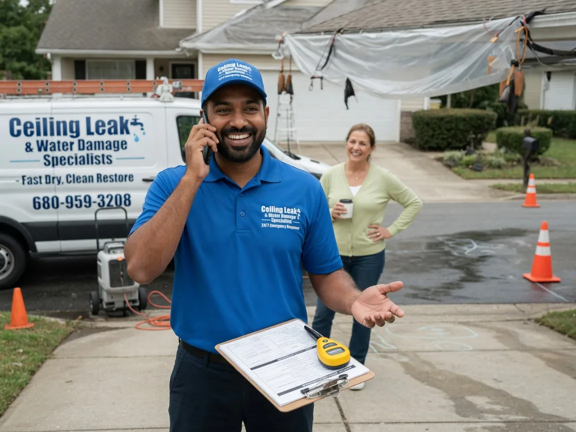 Ceiling Leak Cleanup Breedsville, MI FAQs